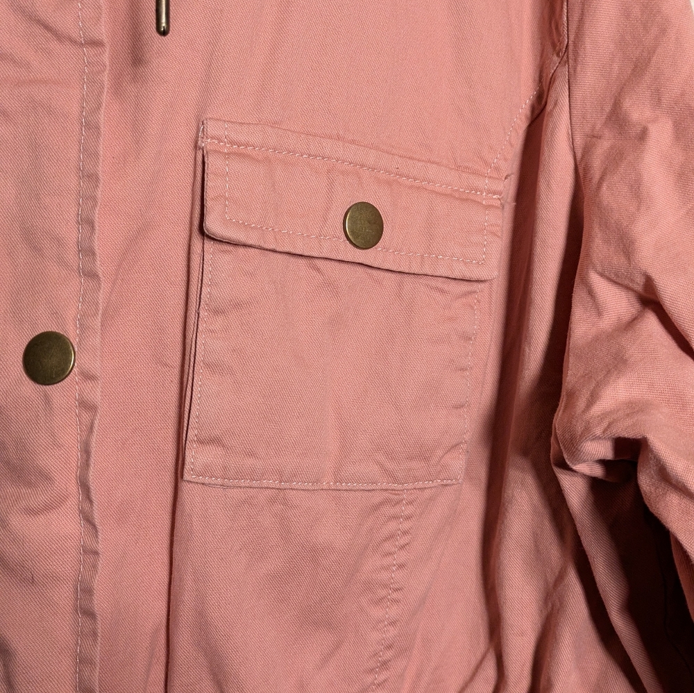 41 Hawthorn Women's Pink Hooded Jacketsizr 2x - Picture 4 of 8